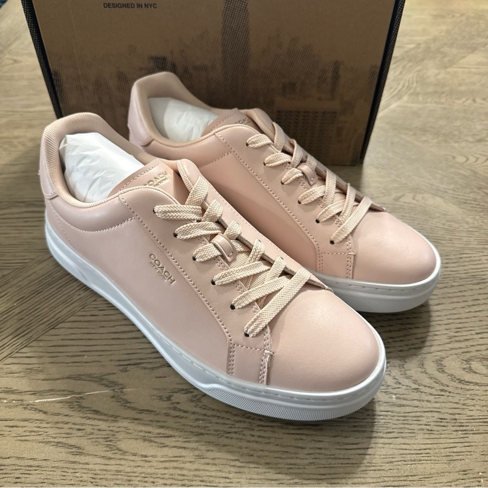 Coach Women's High Line Sneaker, Blush BLH Size 11